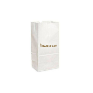 Saqueta de Papel Kraft Branco Farmácia